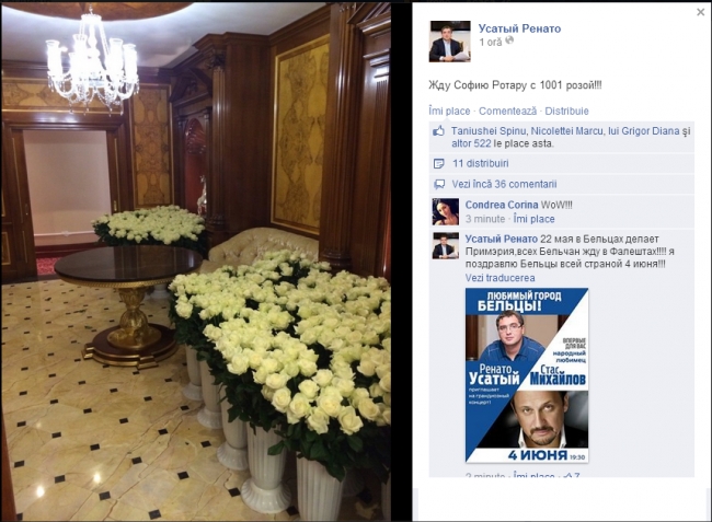 Cum este asteptata interpreta Sofia Rotaru la Chisinau