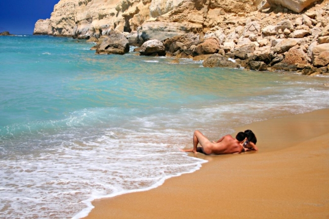 nudist, plaja