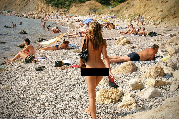 nudist, plaja