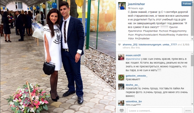 Cum a aparut Jasmin cu fiul sau, la 1 septembrie