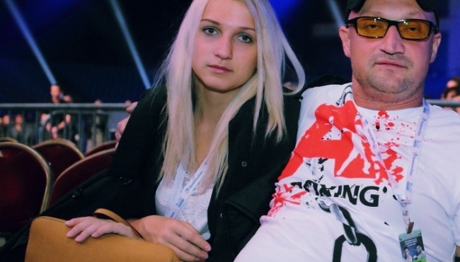 Gosha Kutenko si fiica sa, la bal!