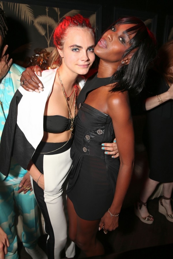 cara delevigne, naomi campbell