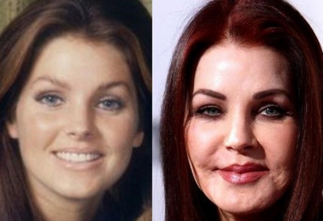 transformare, priscilla presley