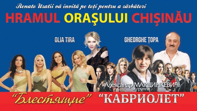 Usatai vs Chirtoaca: Incepe batalia concertelor de Hramul orasului