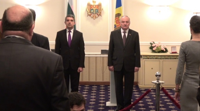 Nicolae Timofti s-a intalnit cu presedintele bulgar, Rosen Plevneliev