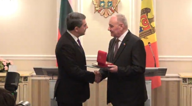 Nicolae Timofti s-a intalnit cu presedintele bulgar, Rosen Plevneliev