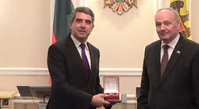 Nicolae Timofti s-a intalnit cu presedintele bulgar, Rosen Plevneliev