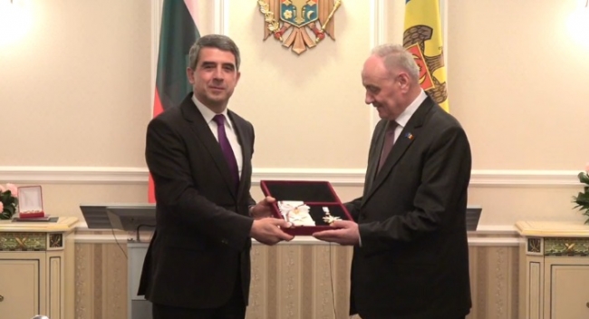 Nicolae Timofti s-a intalnit cu presedintele bulgar, Rosen Plevneliev