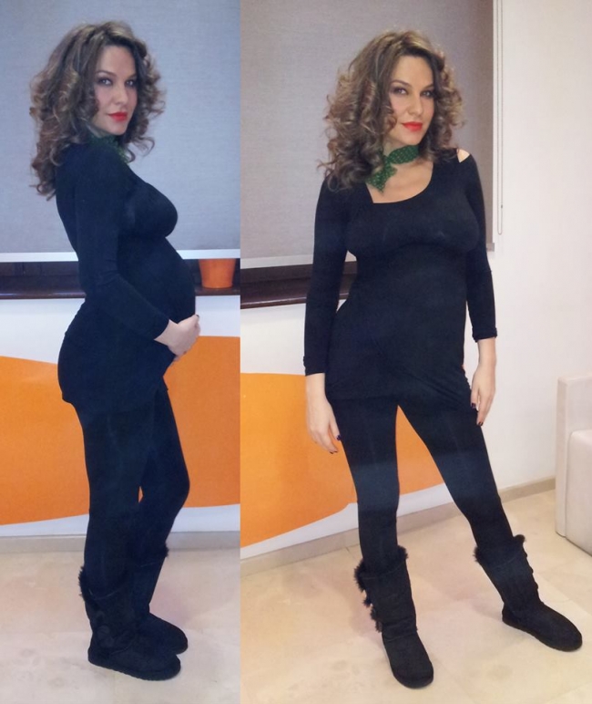 Prima imagine cu bebelusul Annei Lesko!