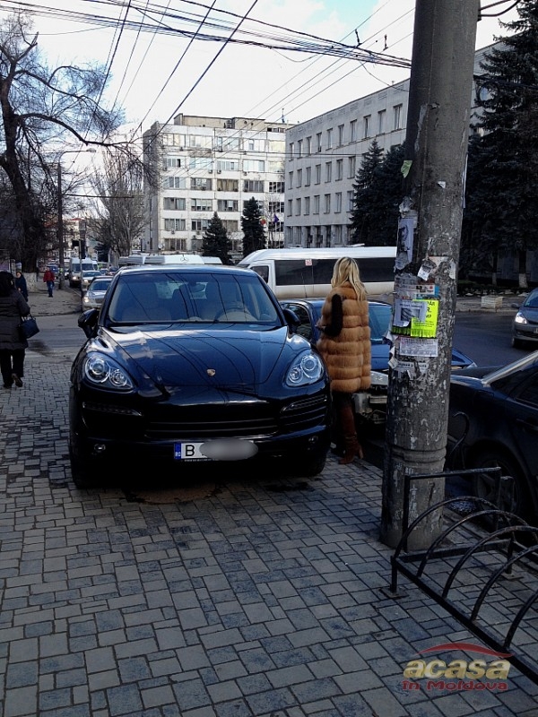 Natalia Gordienko, despre masina parcata neregulamentar