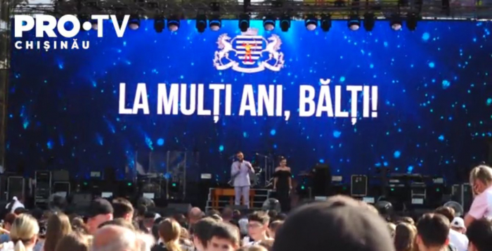 Un concert grandios a avut loc la Bălți unde a fost sărbătorită Ziua