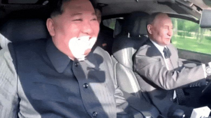 Noi Imagini Cu Putin Kim Doi C Ei Un Cal I O Limuzin Ce Dr Gu I