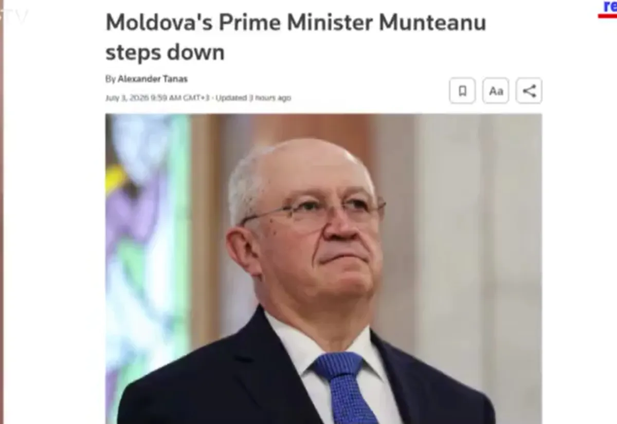 Demisia lui Alexandru Munteanu, subiect în presa globală: publicațiile internaționale vorbesc despre criza MoldATSA și presiunile politice din Republica Moldova - VIDEO