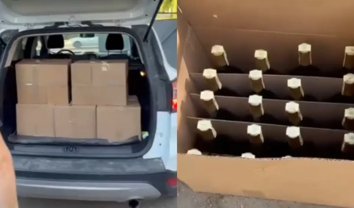 Percheziții la doi bărbați din Chișinău care produceau și vindeau alcool contrafăcut: peste 700 de sticle și circa 1.000 de litri de lichid au fost ridicate – VIDEO
