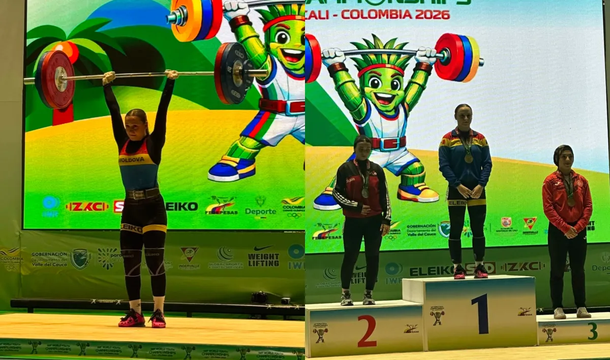 Moldoveanca Nicoleta Cojocaru cucerește titlul mondial la haltere și stabilește un nou record în Columbia - FOTO