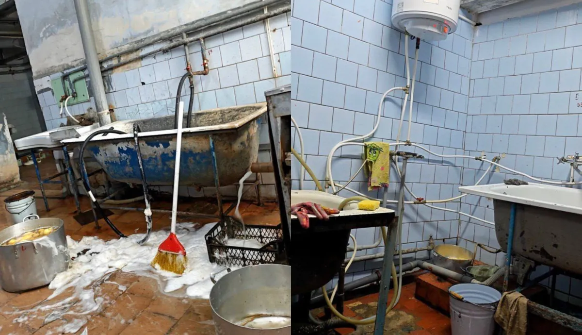 Imagini revoltătoare din blocul alimentar al Spitalului Clinic Bălți: pereți degradați, murdărie și condiții insalubre. Cu ce reacție a venit ministerul Sănătății - FOTO