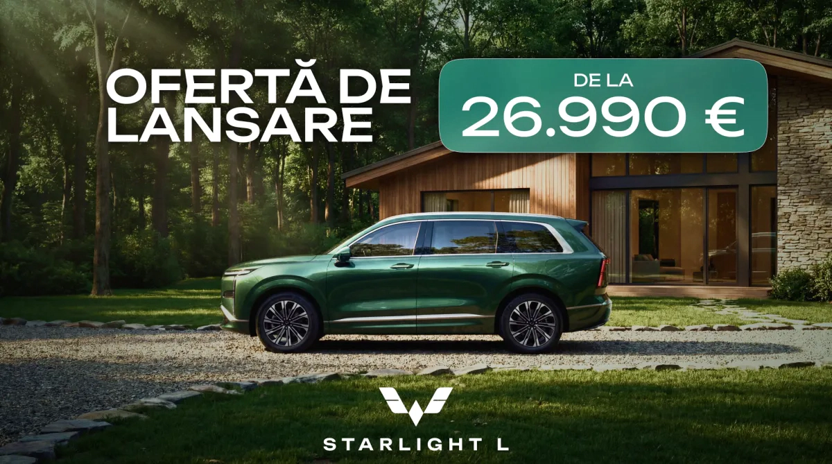WULING Starlight L: 6 locuri, spațiu și confort de la 26.990 euro