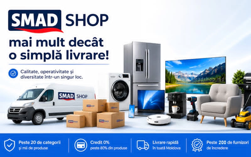 Un magazin inconfundabil ca divertisment și calitate va fi inaugurat de SmadShop, cu prezența fizică a mărfii