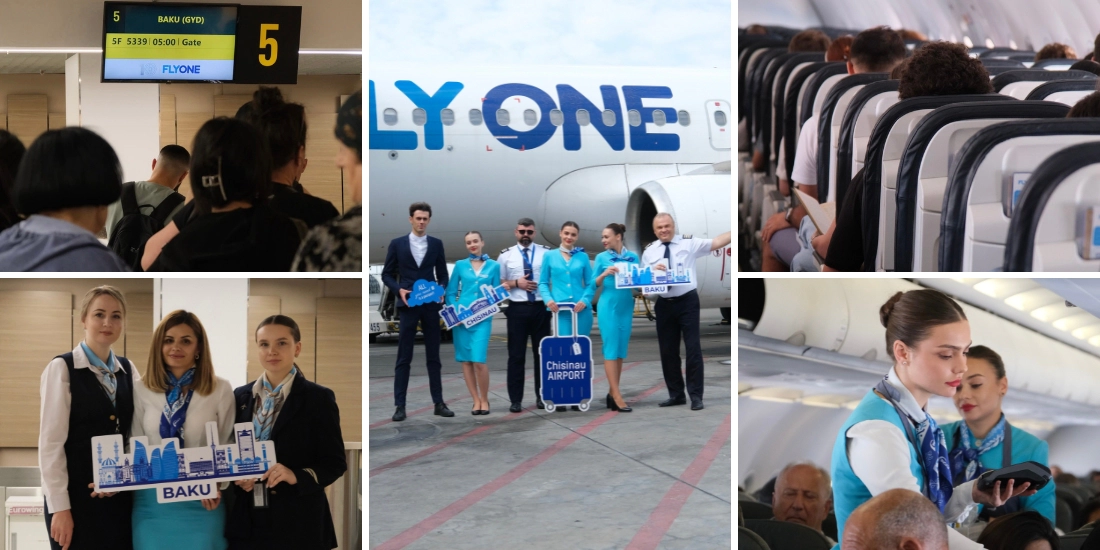 FLYONE a lansat zborurile directe spre Baku
