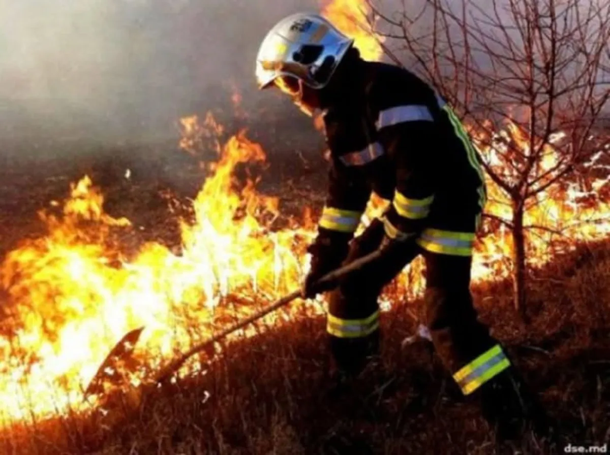 IGSU avertizează asupra unui pericol excepțional de incendii de vegetație și vine cu recomandări pentru populație: Ce este interzis în perioada 18–22 iulie
