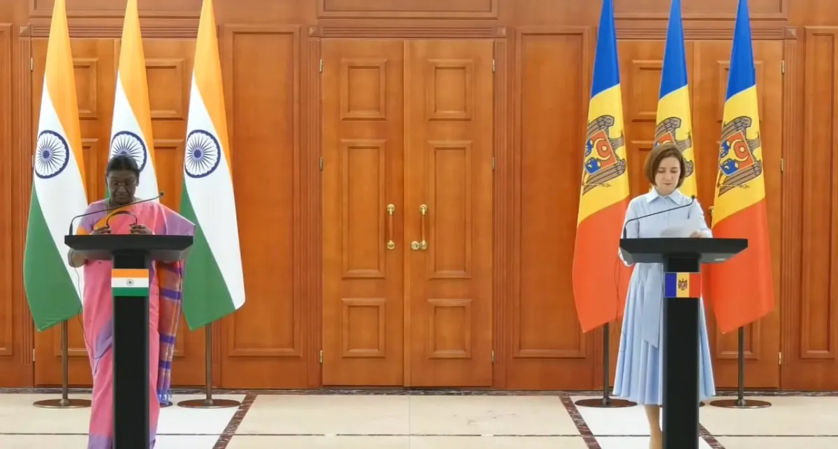LIVE. Maia Sandu și Droupadi Murmu susțin o conferință de presă: „Ne dorim să extindem comerțul, iar pe piața indiană să ajungă tot mai mult produsele moldovenești”