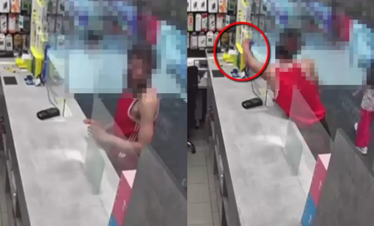 A luat un accesoriu chiar sub ochii vânzătorului, într-un magazin din Chișinău: un bărbat, cercetat penal - VIDEO