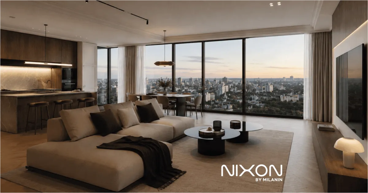Penthouse-urile Nixon sunt spațiul în care orașul se deschide în toată frumusețea sa