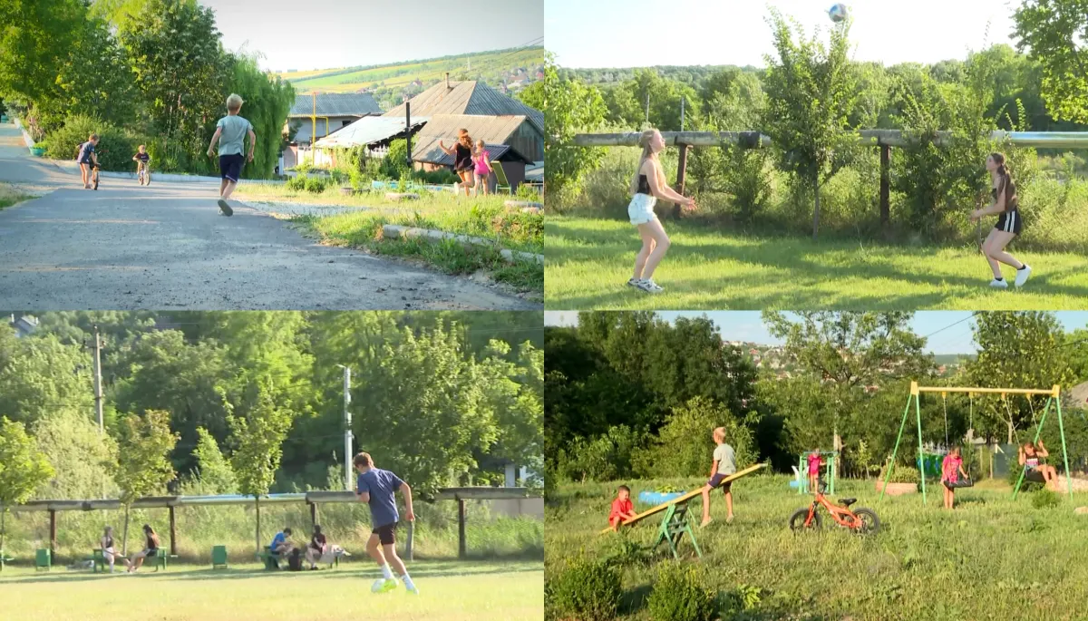 Vacanță cu gust de copilărie la sat: dimineți în gospodărie, seri pe teren și primii bani câștigați: „Compot facem cu bunica, pe mama o ajut la spălat vase” - VIDEO