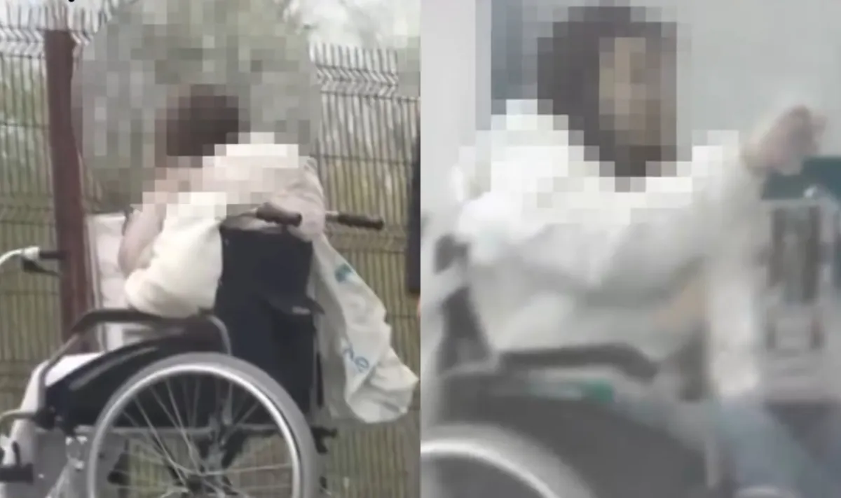Un copil, obligat de părinții adoptivi să cerșească într-un scaun cu rotile: fata a fost înfiată ilegal, cu ajutorul unui medic — VIDEO