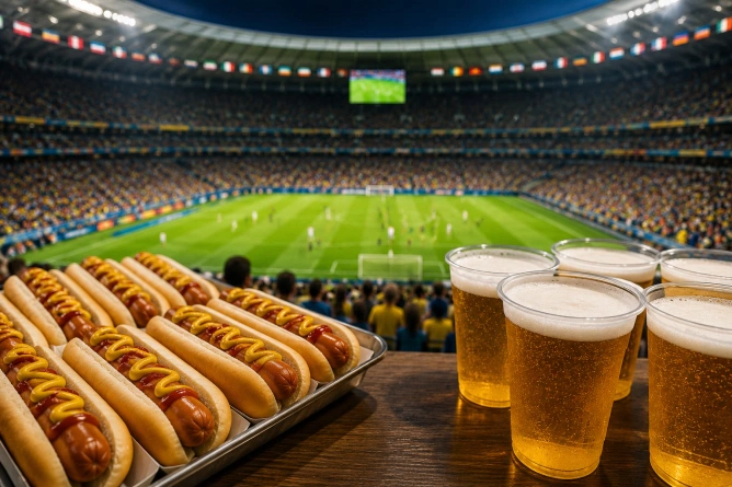 Cupa Mondială 2026, în cifre spectaculoase: peste 9 milioane de spectatori, 5 milioane de beri consumate și 135 de kilometri de hotdogi vânduți - VIDEO