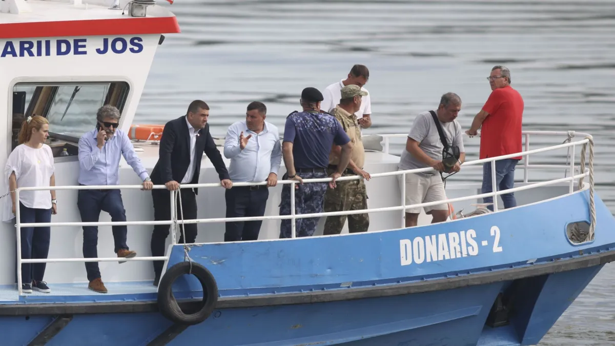 De ce a fost greu de distrus stânca din apropierea braţului Bala. Ministru: ”S-au folosit 180 de kilograme de explozibil”