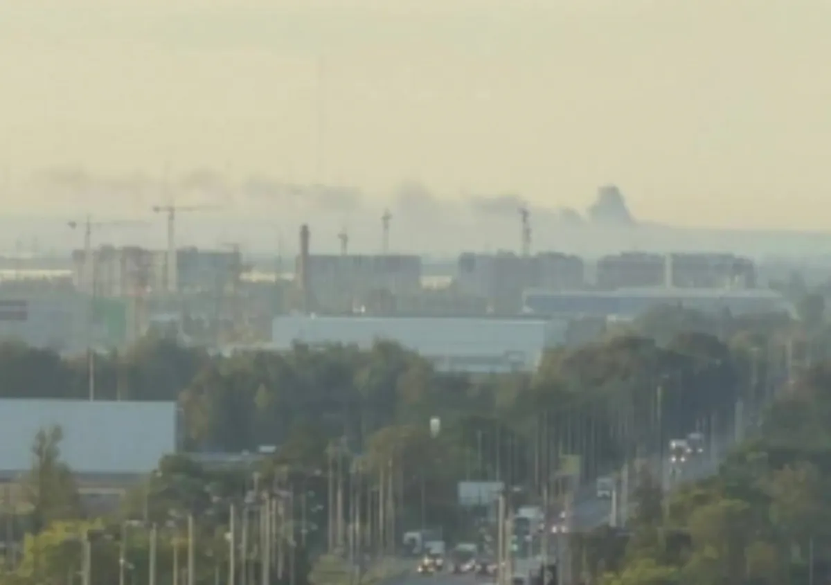 Ucraina lovește din nou în interiorul Rusiei. Un depozit al gigantului Wildberries, cuprins de flăcări în apropiere de Sankt Petersburg - VIDEO