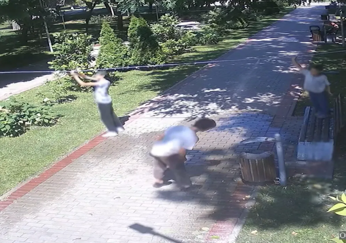 Sistemul de vaporizare din Parcul „Alunelul”, vandalizat de trei adolescenți la doar patru zile de la instalare. Autoritățile vor sesiza poliția - VIDEO