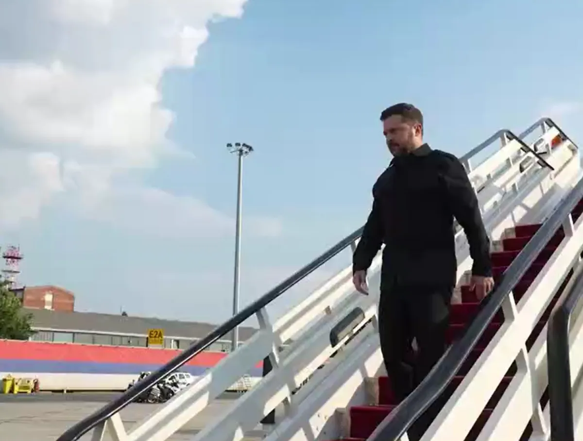 Volodimir Zelenski, în prima vizită oficială în Serbia de la începutul mandatului prezidențial. Discuții cu Vučić despre energie și cooperare bilaterală - VIDEO
