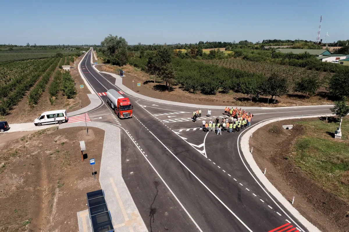 Un nou drum de aproape 10 kilometri, dat în exploatare în nordul țării. Sectorul Arionești–Otaci a fost reabilitat cu 9,25 milioane de euro - FOTO