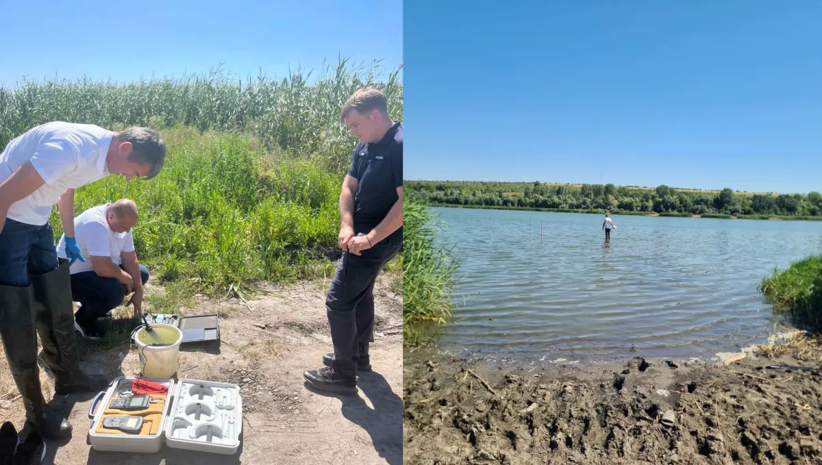 Pești morți în lacul de acumulare Dănceni. Inspectorii de mediu investighează cauza - FOTO