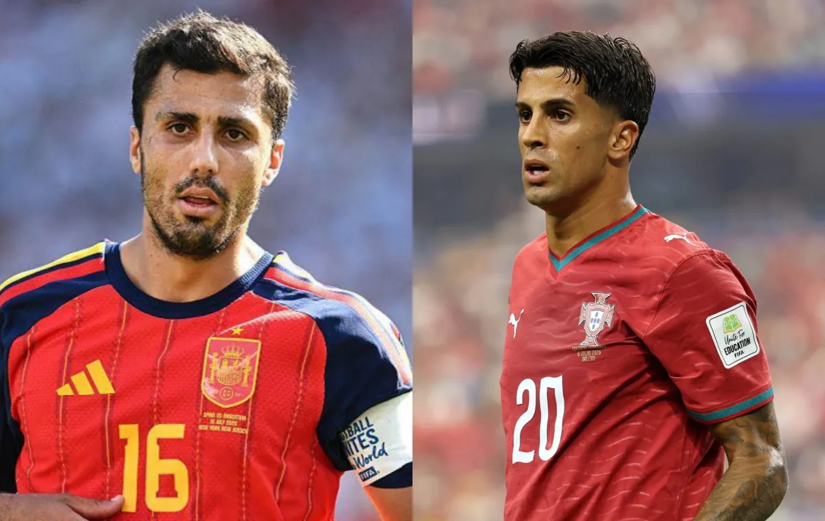 Dublă lovitură dată de Barcelona: Cel mai bun jucător de la Campionatul Mondial, Rodri, dar și Joao Cancelo au ajuns în oraș pentru a semna cu echipa catalană - VIDEO