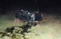 Imagini socante. GRAV accident la Cantemir. Doua persoane au MURIT dupa ce s-au rasturnat cu masina