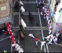 Cursele cu tauri de la Pamplona au facut noi victime. Opt persoane ranite usor, in prima zi