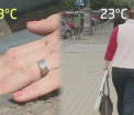 Orasele care au trecut intr-o zi de la 43 la 23 de grade. "Ieri nu am putut sa ies din casa, azi mi-am luat geaca"