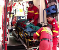 Un baietel de 11 ani, lovit in plin de o masina. Copilul pazea o cireada si a sarit in strada sa salveze o vita