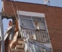 Un bloc din Madrid s-a prabusit la 5 ore dupa ce locuitorii au fost evacuati. Au vazut peretii fisurati. VIDEO