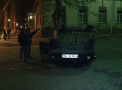 Accident in centrul capitalei: O masina s-a rasturnat dupa ce s-a ciocnit cu un alt vehicul. VIDEO