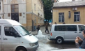 O strada din capitala, transformata in lac. Toti trecatorii au inceput sa filmeze. VIDEO