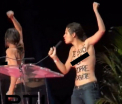 Membre FEMEN batute dupa ce au protestat topless la o conferinta a musulmanilor. Mesaje de pe Twitter au cerut violarea lor