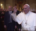 Papa Francisc si-a incheiat vizita in Statele Unite. Ce cadou a primit de la detinutii unei inchisori din Philadelphia