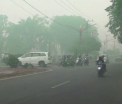 Orase din Indonezia, acoperite de un fum gros, din cauza incendiilor de vegetatie. Efectul fenomenului asupra populatiei