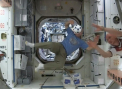 Si astronautii asteapta inceperea Mondialului! Au jucat fotbal chiar in statia spatiala