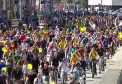 Protest pe biciclete la Moscova. Cum au cerut peste 30 mii de biciclisti rusi sa fie respectati in trafic