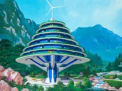 FOTO. Cum va arata Coreea de Nord, in viziunea arhitectilor din tara lui Kim Jong-il. Proiectele desprinse din desene animate